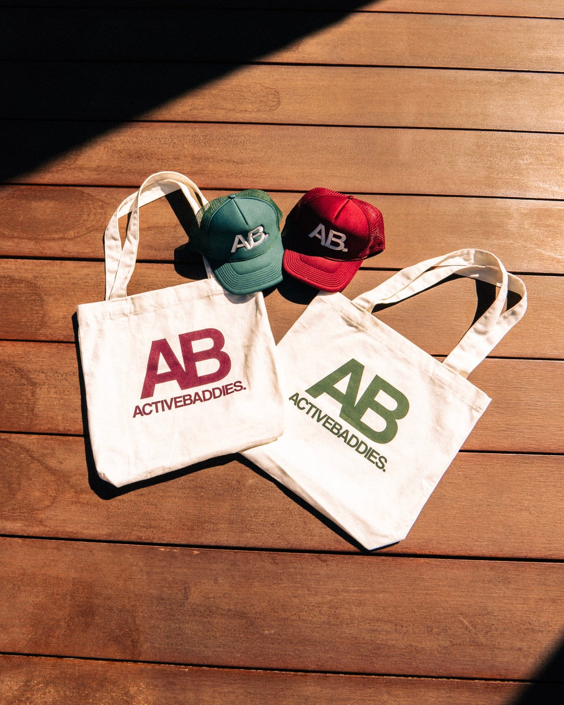 AB Dark Green Tote Bag