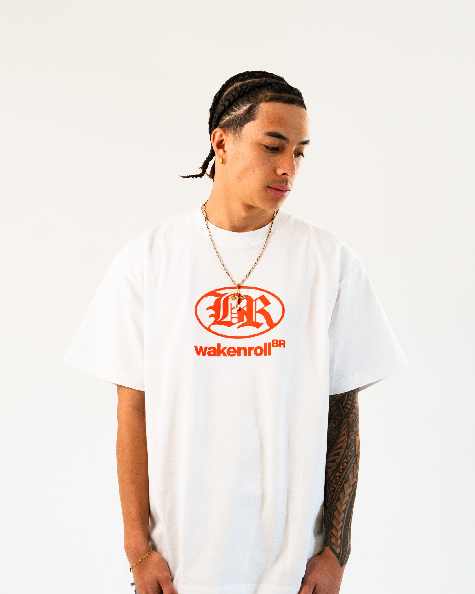 Wake N' Roll Tee (White)