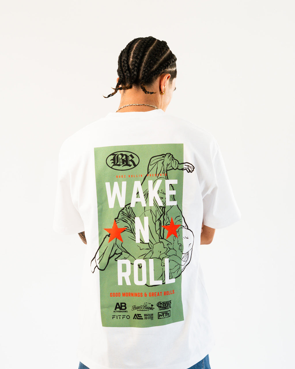 Wake N' Roll Tee (White)
