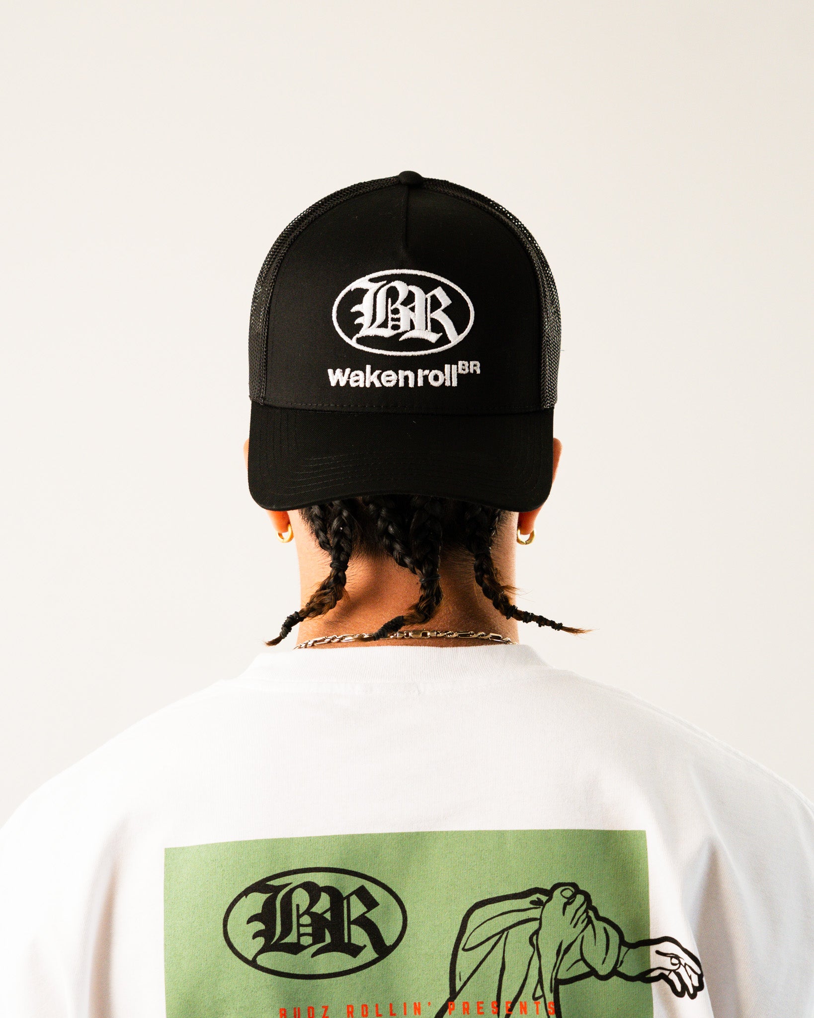 Wake N' Roll Hat (White)